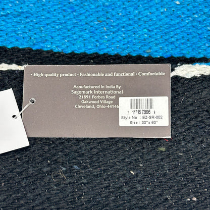 EQUINE ZONE 30" x 60" Saddle Blanket Blue (New)