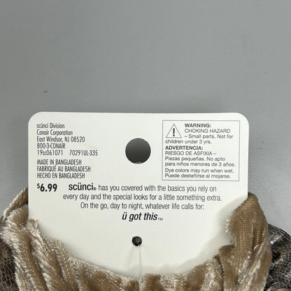 SCUNCI 3-PACK! The Original Scrunchie Neutral 5-Pieces (New)