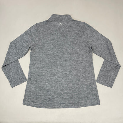 ZUSA Pull Over Shirt Long Sleeve Brisk Quarter Zip Women's Sz M Charcoal Heather (New)