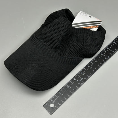 SCUNCI 3-PACK! Visor Super Comfy Super Stretch 1959 Black (New)