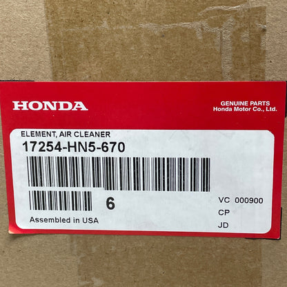 HONDA Air Filter Cleaner 6 Pack For Rancher 350 400 2000-2006 17254-HN5-670 (New)