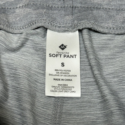 MEMBERS MARK Favorite Straight Leg Soft Pant Light Grey Camo Size Small (New)