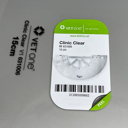 VETONE (100 PACK) Clinic Clear Collar Cones for dogs V1 631006 (New)