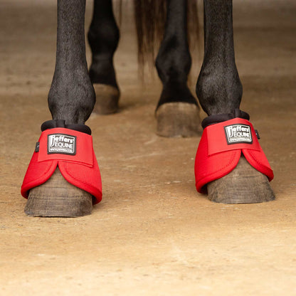 Jeffers No-Turn Bell Boots for Horses, Solid Colors, 2 ct