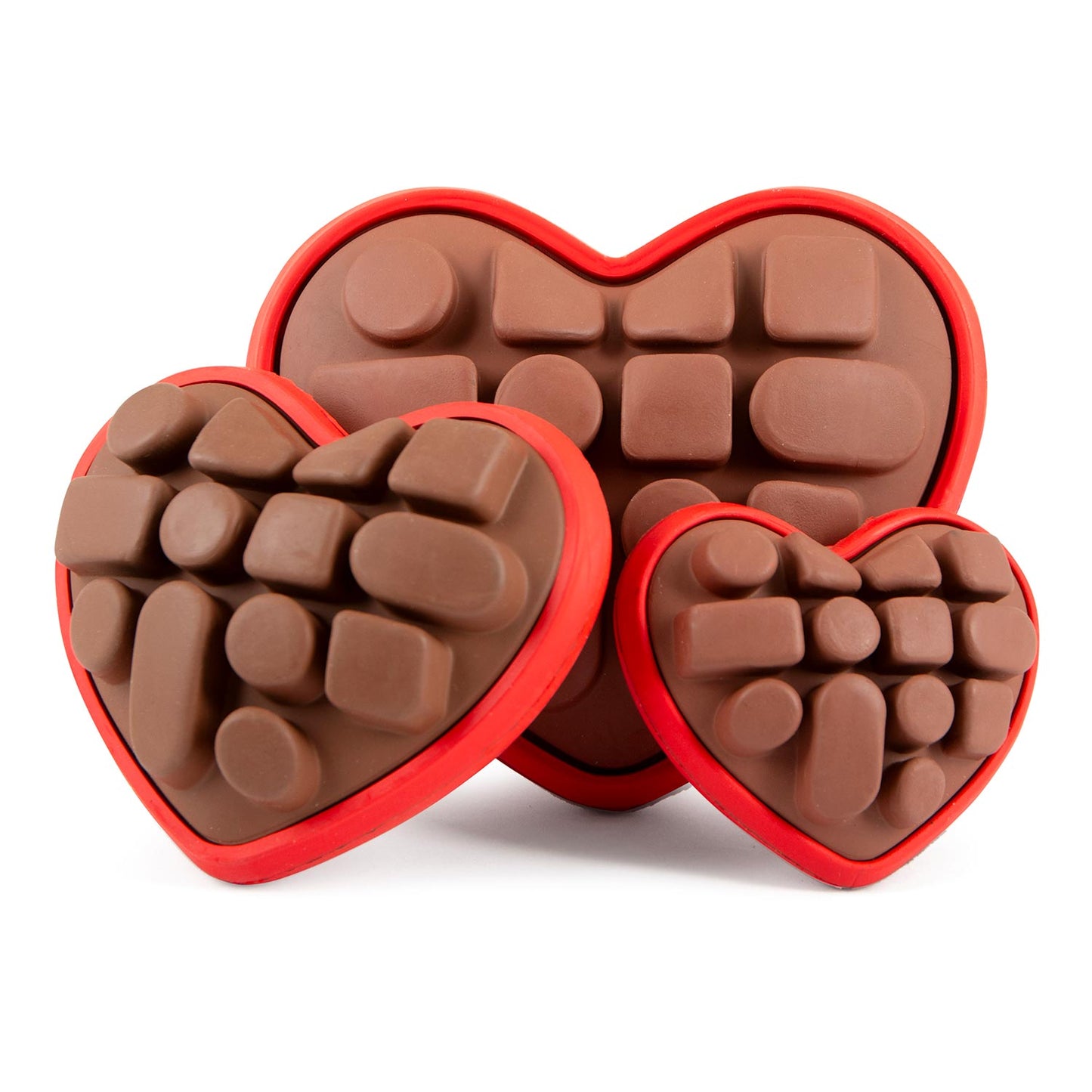 Jeffers Natural Rubber Box of Chocolates Dog Chew Toy for Medium-Chewers