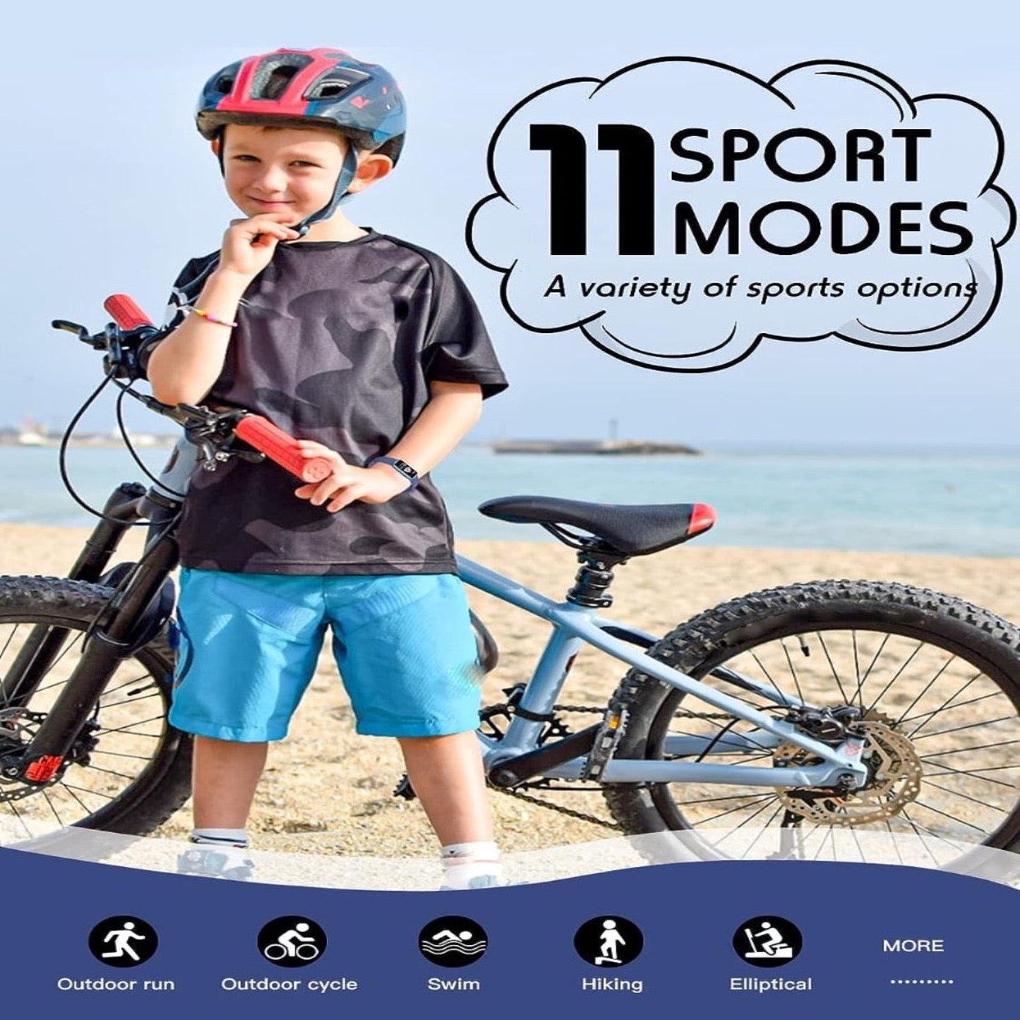 Kids Fitness Tracker Smartwatch with Heart Rate GPS Activity Tracker Watch