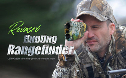1000 Yard Laser Rangefinder Hunting Golf Range Finder 6.5X Rechargeable