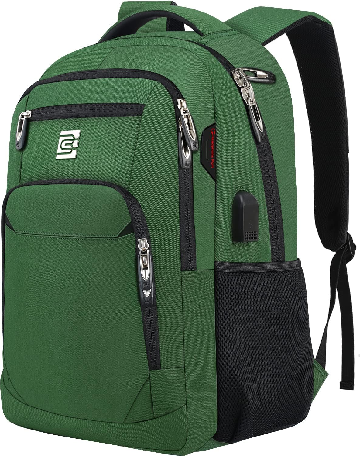 Slim Anti Theft Laptop Backpack 15.6 Inch USB Charging Travel Bag