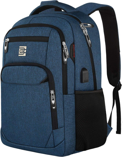 Slim Anti Theft Laptop Backpack 15.6 Inch USB Charging Travel Bag