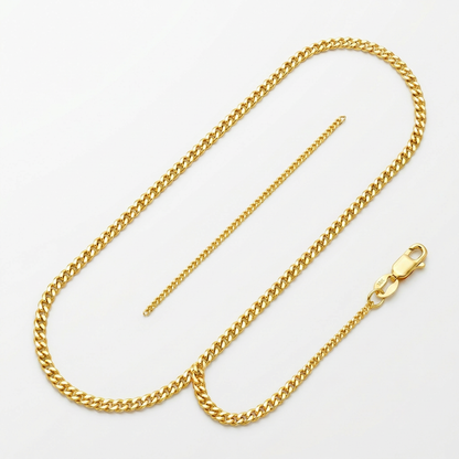 10k Yellow Gold Gourmette Chain 1.5mm