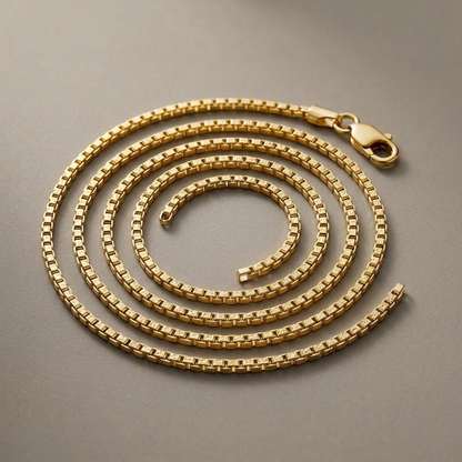 14k Yellow Gold Ice Chain 1.3mm