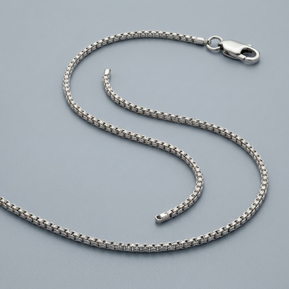 14k White Gold Milano Chain 1.1mm
