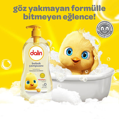 Dalin Gentle Baby Shampoo - Hypoallergenic, Dermatologically Tested, 23.69 fl oz