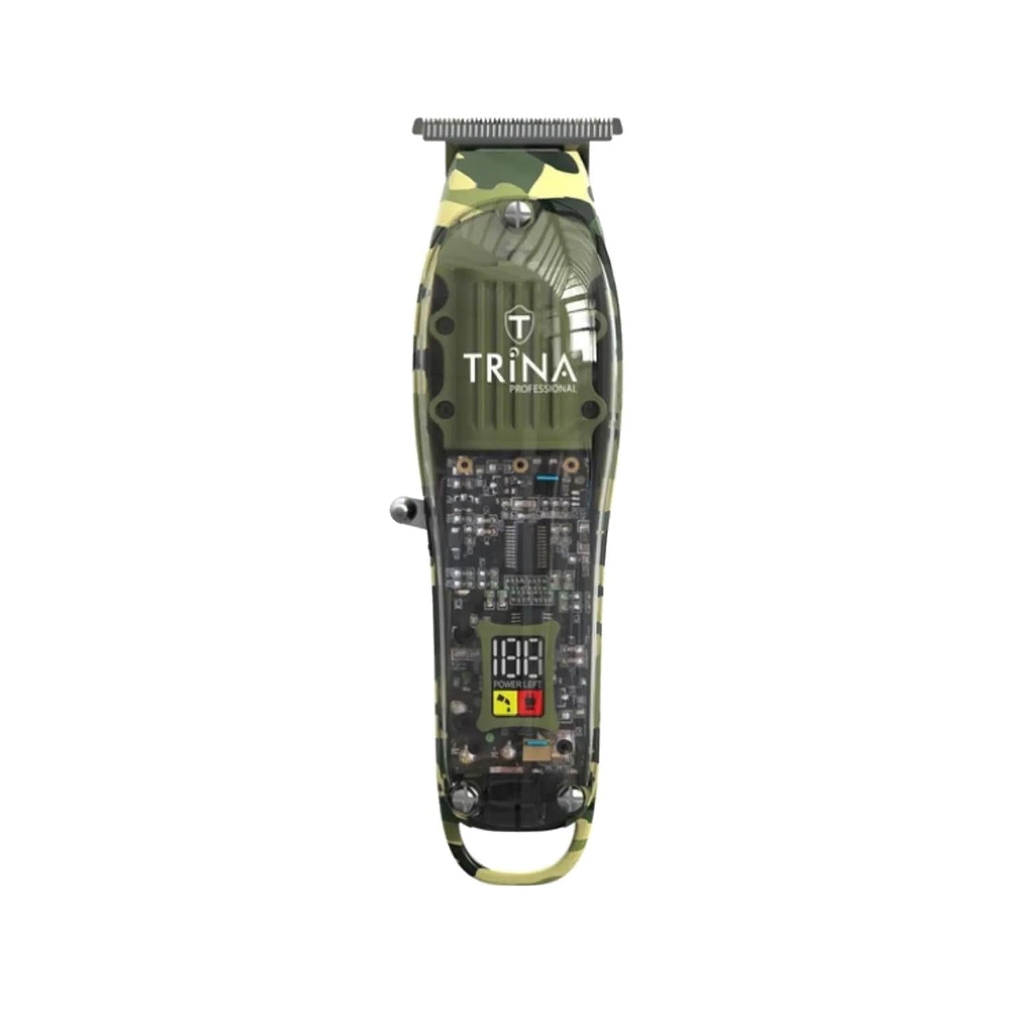 Trina Professional Hair Clipper - Camouflage Design for Precise Cutting & Durability