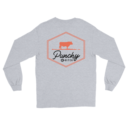 Punchy B Cow Long Sleeve