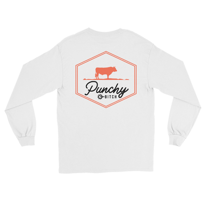 Punchy B Cow Long Sleeve