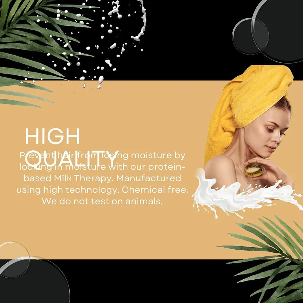 Morfose Milk Therapy Hair Detangler Spray for Women, Leave in Conditioner for Dry Damaged Hair, Heat Protectant Spray, Leave in Conditioner for Curly Hair 13.52 oz / 400 Ml