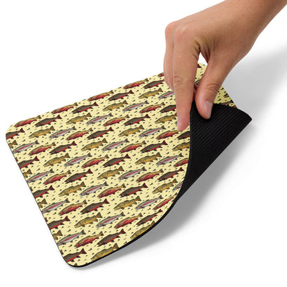 Trout Party Mouse Pad