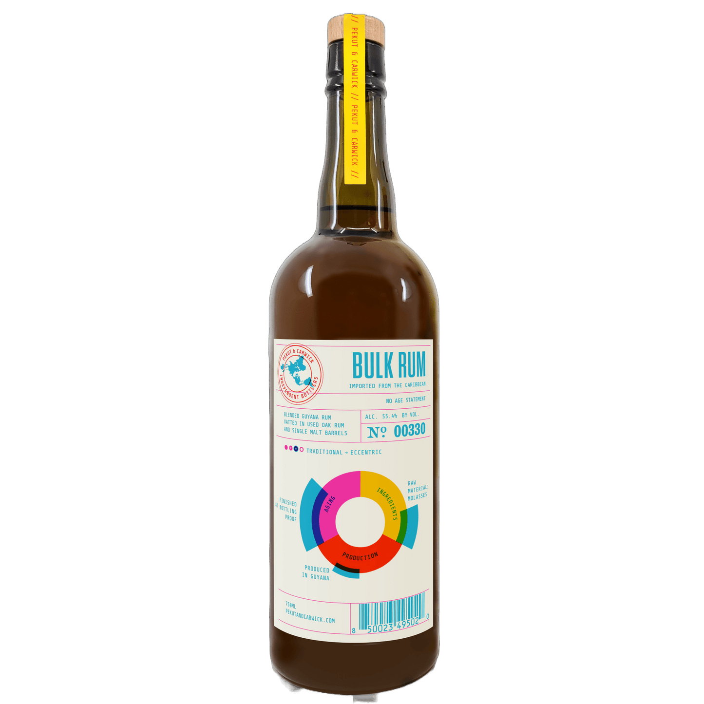 Pekut & Carwick Independent Bottlers - 'Bulk' Caribbean Rum (750ML)