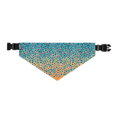 Brown Trout Pet bandana collar