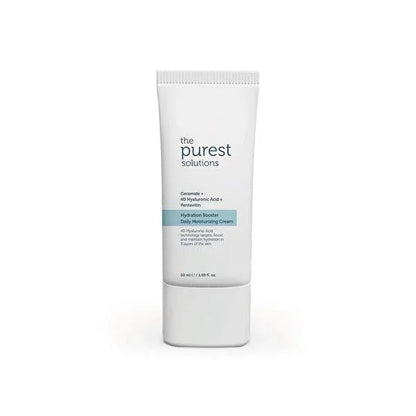 The Purest Solutions Hydration Booster Daily Moisturizing Cream - Ceramide & Hyaluronic Acid Cream for Dry Skin