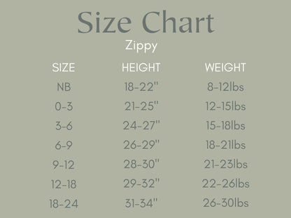 Pretty 'n Pumpkin Bamboo Zippy Romper