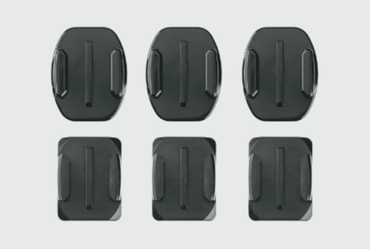 GoPro Adhesive Mounts, 3 Curved + 3 Flat Sticky Mounts