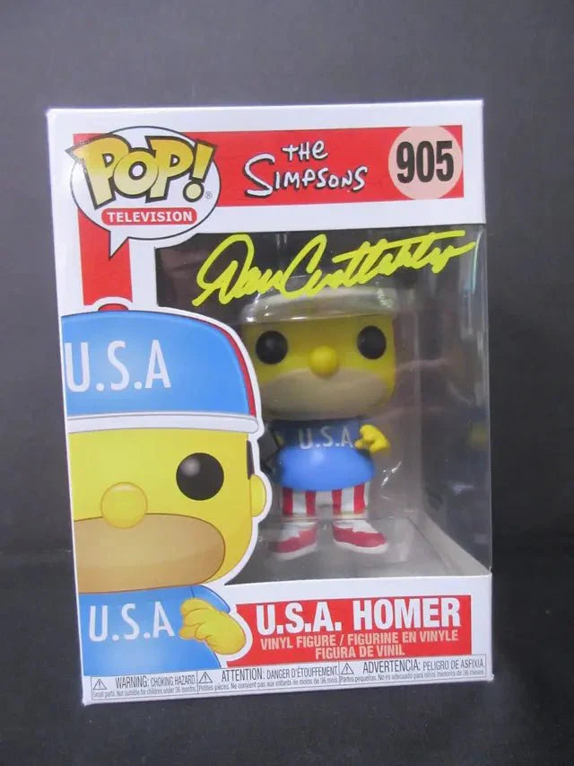 Dan Castellaneta Signed Simpsons Homer Funko Pop #905 (COA)