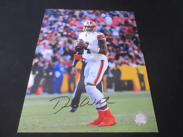 Deshaun Watson Signed Cleveland Browns 8x10 Photo (COA)