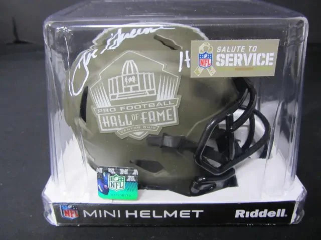 Joe Greene Signed HOF Mini Helmet (Direct COA)