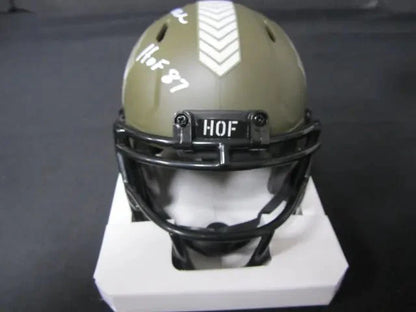 Joe Greene Signed HOF Mini Helmet (Direct COA)