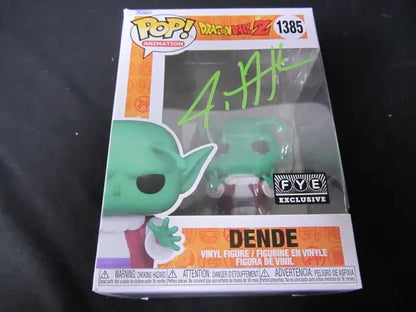 Justin Cook Signed Dragon Ball Dende Funko Pop #1385 (COA)