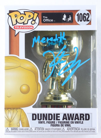 Kate Flannery Signed The Office Dundie Funko Pop #1062 (JSA)