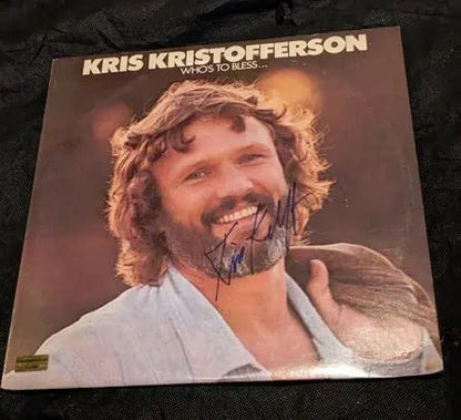 Kris Kristofferson Signed Record Album (COA)