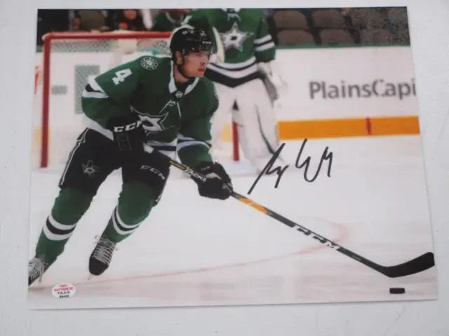 Miro Heiskanen Stars Signed 8x10 Photo (PAAS COA)