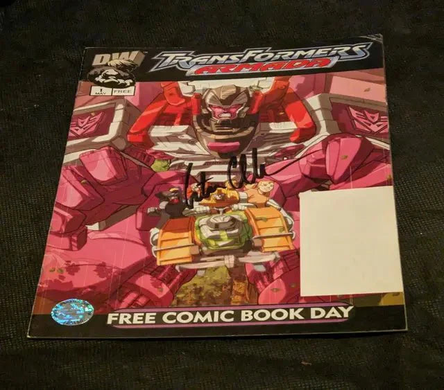 Peter Collin Autographed Transformers Comic (COA)