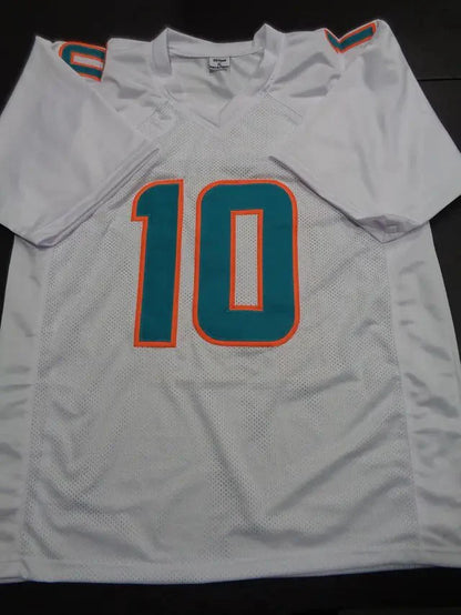 Tyreek Hill Miami Dolphins Autographed Custom Football Jersey GA coa