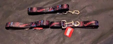 Marvel Deadpool Snap Dog Leashes, 2-Pack