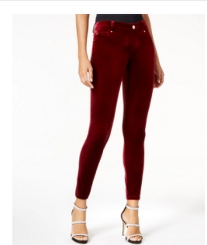 International Concepts Petite Velvet Skinny Pants