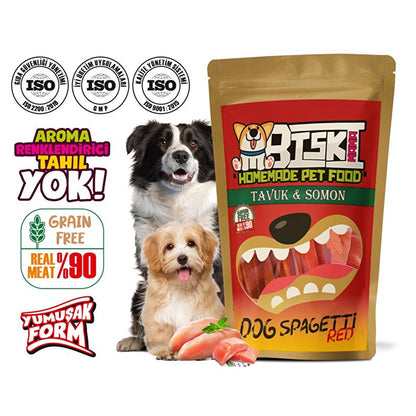 Biskimama Grain-Free Chicken & Salmon Dog Treats - Natural, Hypoallergenic, 50g