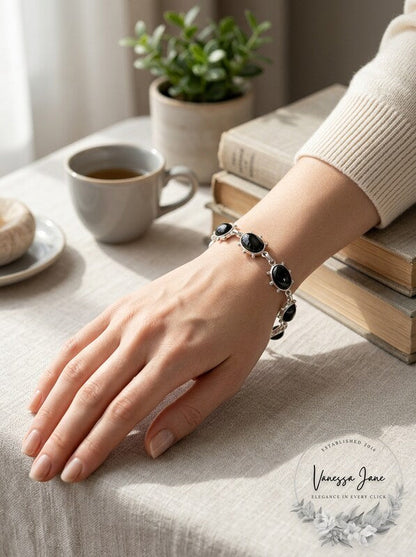 Lucky Brand Silver-Tone Pave & Stone Flex Bracelet - Silver