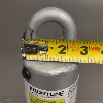 FRONTLINE Fall Protection RO12 Commercial Roof Anchor 14" OSHA ANSI Compliant