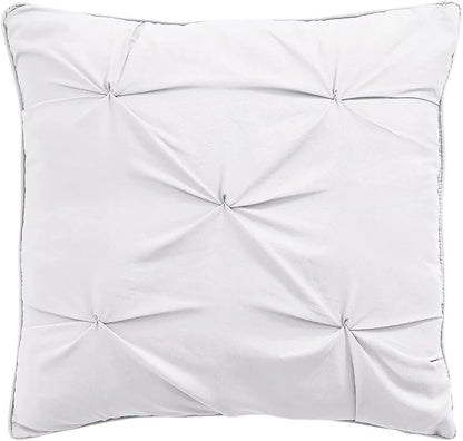 Vcny Home Carmen Pintuck 4 Piece Comforter Set, Queen Bedding