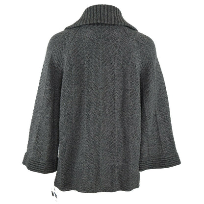 JM Collection Women's Wing-Collar Flyaway Cardigan, Size Medium