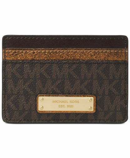 Michael Michael Kors Signature Bicolor Card Case