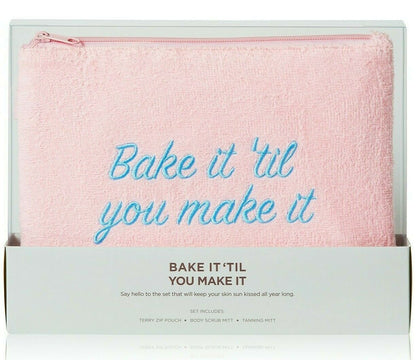 Macys Bake It Til You Make It Body Scrub / Tanning Set for a Sun-Kissed Glow