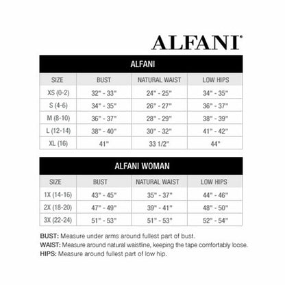 Alfani Womens Black Shimmer Shift Party Cocktail Dress, Size Small