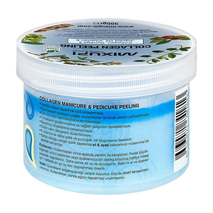 Mixup Hand & Foot Collagen Peeling for Healthy Nail Growth & Skin Exfoliation - 300g
