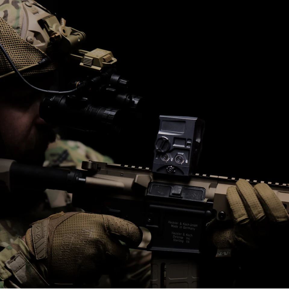 DOT EHS-1 - Holographic Sight 1 MOA / 65 MOA Reticle & Included 2.26" High Mount - Night Vision Ready & QD lever