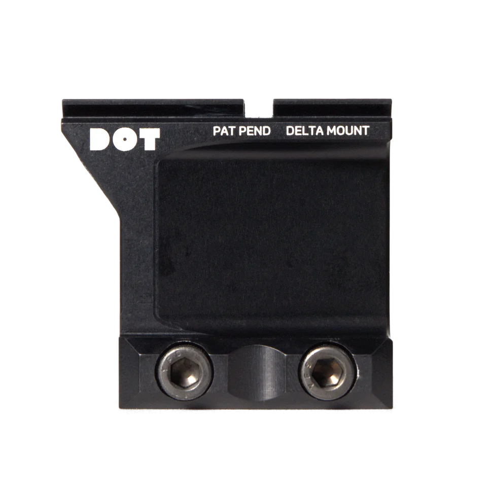 DOT Delta ACRO Mount - 2.26" Extra-High Riser to See Over Lasers - Fits ACRO P-1 & P-2 Optics